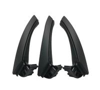 KJHOPY Reemplazo Cubierta Tirador Puerta Interior Coche Para BMW Serie 3 E90 E91 325 328i 2004-2012(RHD Black)