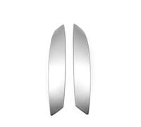 KJHOPY Reemplazo Cubierta Tirador Puerta Interior Coche Para BMW Z4 E85 E86 2002-2008(Matte Silver Set)