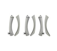 KJHOPY Reemplazo Moldura Exterior Manija Puerta Interior Coche Para BMW Serie 3 E90 325 328i 2004-2012(RHD Gray)