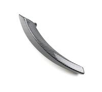 KJHOPY Textura Cubierta Tirador Manija Panel Puerta Interior Coche Para BMW X5 X6 E70 E71 E72 2008-2013(Left handle cover)