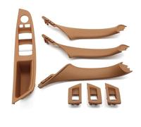 KJHOPY Tirador Puerta Interior Coche Volante Izquierda para BMW Serie 5 F10 F11 F18 520 523 525 528 530 2010-2017(Model A Champagne)