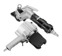 KJHYYPP Máquina flejadora de Acero neumática, Sellador de Corte Tensor de fleje de Acero de 19-32 mm, Máquina de Embalaje de Metal Herramienta de Bandas de Acero Empacadora (25mm)
