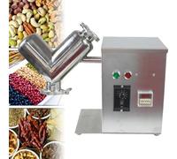 KJHYYPP Mezclador Experimental Tipo V de 2 l, Mezclador de Polvo seco de Acero Inoxidable, Herramientas de Mezcla de Polvo, función de Velocidad y Tiempo Ajustables y Pantalla LED