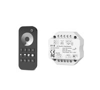 KJJFIPCXP Controlador de atenuación LED Triac de CA de 2,4 G, 110 V, 220 V, 230 V, Interruptor de botón inalámbrico de 1/4 de Zona, Control Remoto RF, iluminación monocromática(S1 B and RT6)
