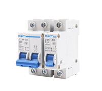 KJJFIPCXP Disyuntor Serie DZ47-60 Interruptor de Aire Medidor Eléctrico 1P/2P/3P/4P 1A 2A 3A 4A 6A 10A 16A 20A 25A 32A 40A 50A 60A 80A 100A 125A(25A,3P)