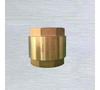KJJFIPCXP DN65 G 2-1/2" BSPP Rosca Hembra válvula de retención de Resorte de latón Altura unidireccional 88mm