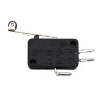 KJJFIPCXP Interruptor de límite, 10 Uds., Nuevo Brazo de Palanca de Mango Largo con microrodillo, Interruptor de límite de Cierre Normalmente Abierto