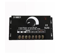 KJJFIPCXP Interruptor regulador de Intensidad con Control Remoto, CC 5 V, 12 V, 24 V, 30 A, 90 A, Barra de luz LED monocromática con Control Remoto, Ajuste de Brillo(3x30A Not Remote)