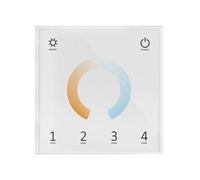 KJJFIPCXP Panel RF de Control Principal DMX512, decodificador Remoto DMX512 for Interruptor 1990, Control de atenuación, Color único, Color Doble, RGB, RGBW, RGB(T12)