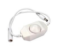 KJJFIPCXP Regulador de Intensidad LED inalámbrico USB de 12 V con Interruptor de Ajuste y Conector for Tiras de Luces navideñas.(A White)