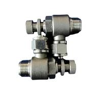 KJJFIPCXP Válvula reguladora de Acero Inoxidable 304, limitación de Flujo, Enchufe rápido, Ajuste de Giro rápido KNSL 4X2.5-M5 KNSL 10X6.5-1I4 KNSL 6X4-M6(KNSL 6X4-1I4)