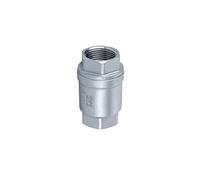 KJJFIPCXP Válvulas de retención Válvula de H12W-16P Válvula de retención Vertical de Boca de Alambre de Hilo Femenino de Acero Inoxidable 304 Válvula de retención(1 1/2Inch)