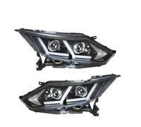 kjjukrhfs Faros Delanteros LED Con Luces Antiniebla Para Nissan Para Rogue Sport Qashqai Dualis 2016-2018 Faro Delantero Coche
