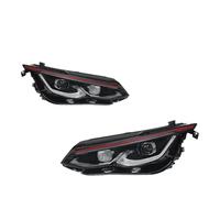 kjjukrhfs Kit De Accesorios Para Faros Delanteros LED Para VW Para Golf 8 Para MK8 2021-2024 Conjunto Faros Celanteros Coche(Red one pair)