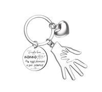 KJKJKJ Día de los Abuelos Regalo Llavero, Regalo Abuela Abuelo Regalos para Navidad Cumpleaños Día de la Madre Día del Padre de Nietos Nietos, Ideas Set Regalos Útil Originales Abuelos Llavero, 1