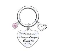KJKJKJ Regalo de Buenos Amigos Regalo Amiga Llaveros Para Amigas y Hermanas Llaveros para Tu Mejor Amiga Regalo Amigas Originales Regalos de Cumpleaños Regalo Graduación Regalo Navidad (6)