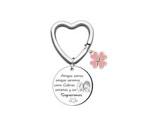 KJKJKJ Regalo de Buenos Amigos Regalo Amiga Llaveros Para Amigas y Hermanas Llaveros para Tu Mejor Amiga Regalo Amigas Originales Regalos de Cumpleaños Regalo Graduación Regalo Navidad (8)