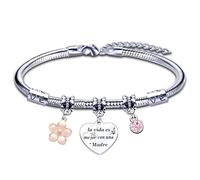 KJKJKJ Regalo Dia de la Madre Regalo Pulsera Madre Regalo Mamá Regalos de Cumpleaños Regalo Conmovedor para Mamá Pulsera Mamá Regalo pulsera Mamá (2)