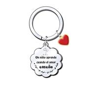 KJKJKJ Regalo Profesor Llavero, Regalos para Profesoras，Regalos Profesora，Regalo Maestra，llavero Profesora，llavero para Maestra regalos para graduacion (7)