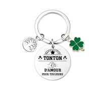 KJKJKJ Regalo Tonton Llaveros, Regalo Original Tío, Abrebotellas Tonton excepcional Idea de regalo de cumpleaños, Navidad, Día del Padre, 1, L