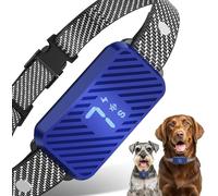 KJKZO Collar de ladridos de perro para perros grandes, medianos y pequeños, collar eficaz sin ladridos, collar inteligente para ladridos, collar de ladridos recargable con 7 sensibilidad, 3 modos