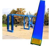 KJoBDwz Acolchado de Poste Redondo for Postes de aro de Baloncesto, Envoltura de viga autoadhesiva for Seguridad y protección(BLU,4x4(10x10cm))