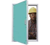 KJoBDwz Panel de acceso de acero Puerta de inspección resistente al fuego, tamaño personalizado de cartón yeso, panel de acceso oculto con cerradura for loft/paneles de yeso(WxH 60x80cm)