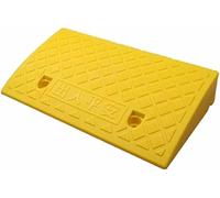 KJoBDwz Rampas de Goma Rampa de Acceso for vehículos, Panel de Asistencia for subidas, aceras y Acceso for sillas de Ruedas(Giallo,50 * 27 * 10cm/20 * 11 * 4in)