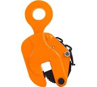 KjoiDWz Abrazadera de placa vertical, capacidad de carga de trabajo de 1/2/3,2 toneladas, abrazadera de placa de acero antideslizante con apertura de mordaza ajustable(1T)