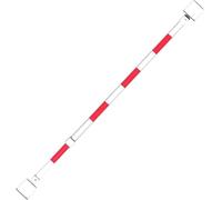 KjoiDWz Cono de tráfico de seguridad, poste de conexión cuadrado, poste de barricada retráctil con adhesivo reflectante(Rosso)