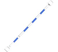 KjoiDWz Cono de tráfico de seguridad, poste de conexión cuadrado, poste de barricada retráctil con adhesivo reflectante(Blu)