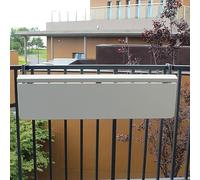 KjoiDWz Mesa de barandilla de balcón al aire libre, mesa colgante con barandilla de balcón, mesa de balcón plegable, mesa auxiliar ajustable montada en la pared (Nero, 120 * 40 cm / 47,2 * 15,7