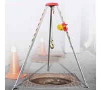 KjoiDWz Trípode de Rescate de Emergencia Trípode multifunción de Rescate Dispositivo de elevación(2600lbs Winch 30m(98ft))