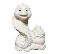 KJOLWHCQ Estatua Feng Shui del Zodiaco Chino de los Doce Animales, Figuras Coleccionables de Año Nuevo, Decoración for Coche o Mesa - Buey(3.54x2.76x1.77 Inch)