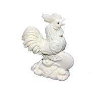 KJOLWHCQ Estatua Feng Shui del Zodiaco Chino de los Doce Animales, Figuras Coleccionables de Año Nuevo, Decoración for Coche o Mesa - Buey(3.74x3.74x1.77 Inch)