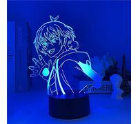 KJsdaADSA Lámpara de Anime Miya Chinen Sk Figura Luz de noche Escritorio LED 3D Regalo para niños Sk8 La decoración infinita del dormitorio - Control remoto