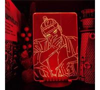 KJsdaADSA Luces de noche pintor YOON SEUNGHO ilusión 3D LED Anime LÁMPARA que cambia de color Lampara regalo 7 colores