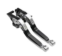 KJUHBVDF moto palanca freno Palancas embrague freno plegables ajustables de aluminio CNC para motocicleta, empuñaduras de manillar extensibles para Ya&maha R6 2007 2008 2009