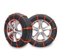 KJUUQBZL Cadena de Nieve Antideslizante y Resistente al Desgaste, Bridas universales for for Coches compactos, Camiones, SUV, Accesorios for neumáticos Invierno, 10 Uds 22(10Pcs)