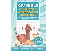 KJV Bible: A Christian Wordsearch Puzzle Book: 60 Christian-Themed Word Search Puzzles | One Puzzle a Day Keeps the Boredom Away! | Large Print Brain ... (The Ultimate Word Search Puzzle Series)