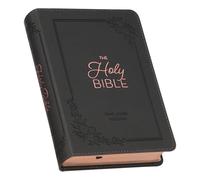 KJV Bible Compact Large Print (Faux Leather, Gray)