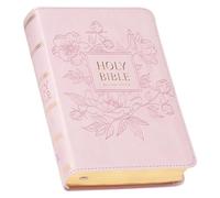 KJV Bible Compact Large Print (Faux Leather, Pink)