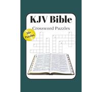 KJV Bible Crossword Puzzles: Crossword Puzzles with Easy to Read Print about the King James Version Bible. 6x9 inches, 120 pages. 50+ Puzzles. Great for Holidays, Vacations, and Relaxation