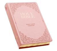 KJV Bible Giant Print Full-Size Faux Leather, Pink)