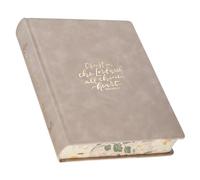 KJV Holy Bible, Large Print Note-taking Bible, Vegan Leather Hardcover - King James Version. Pink Trust in the Lord Prov 3:5