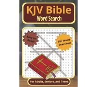 KJV Bible Word Search Puzzle Book: For Adults, Seniors, and Teens | Easy to Read, 50+ KJV Bible Themed Word Searches Including Words Such As ... 110 Pages | Ideal for Breaks and Quiet Times