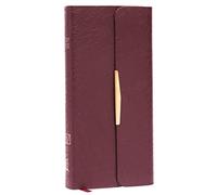 KJV Compact Checkbook Bible, Burgundy Bonded Leather, Red Letter: King James Version, Holy Bible: Holy Bible, King James Version