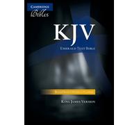 KJV Emerald Text Bible, Black French Morocco Leather, KJ533: T