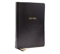 KJV, Foundation Study Bible, Large Print, Leathersoft, Black, Red Letter, Comfort Print: Holy Bible, King James Version