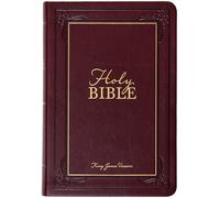 KJV Holy Bible Giant Print Compact Garnet